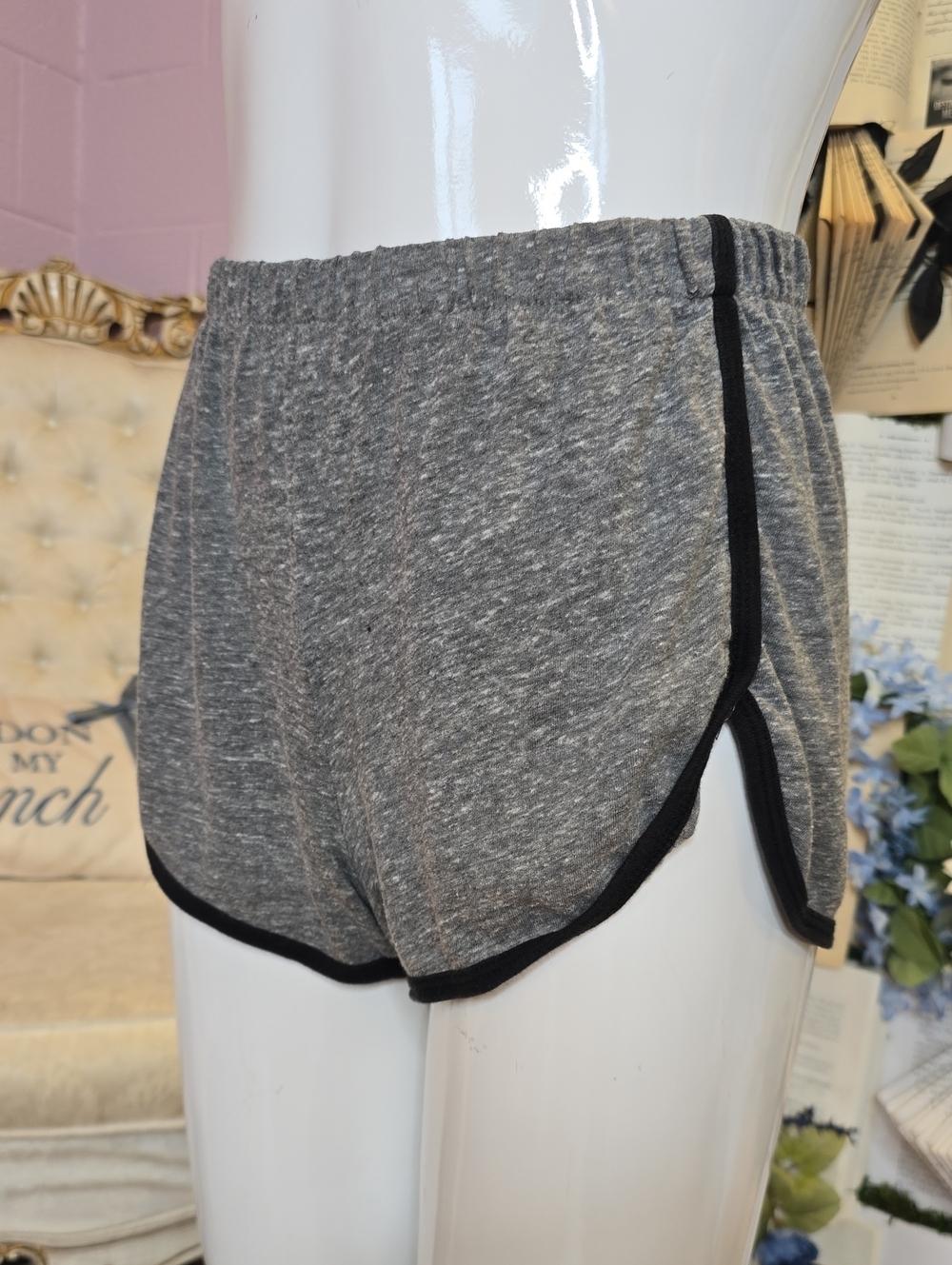 Brandy Melville Gray Heather Running Shorts OS